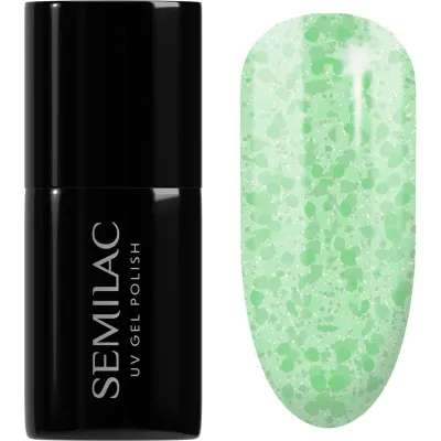 Semilac UV Hybrid Crushed_ICE unghii cu gel folosind UV / lampă cu LED culoare 494 Frozen Pistachios 7 ml