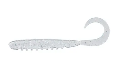 Vierme Jackall Tide Curly 2 Inch Clear Hl Flake 8 Buc / Plic