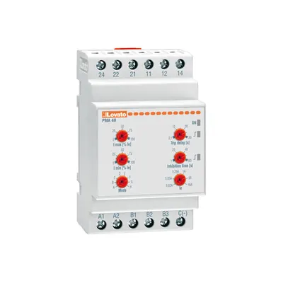 Current Monitoring Relay For Single-Phase System, Ac/dc Minimum and Maximum Current Control, 0.02 - 0.05 - 0.25 - 1 - 5 - 16a