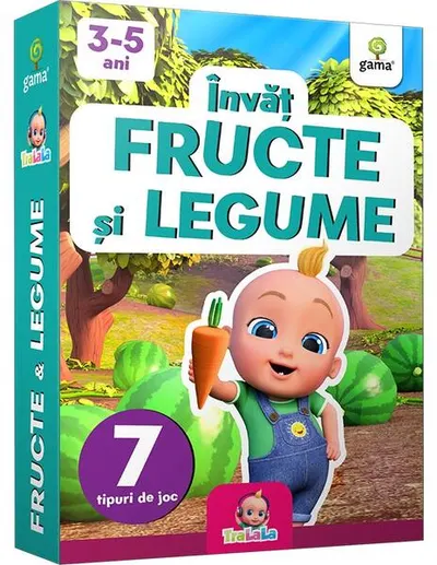 Învăț fructe și legume - Paperback brosat