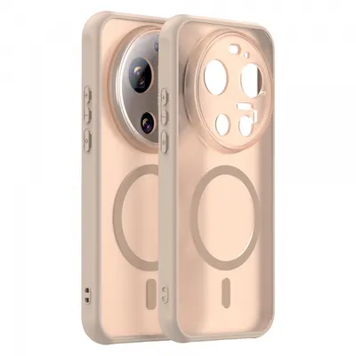 Husa MagSafe pentru Xiaomi 17 Ultra, Techsuit, HaloFrost II, Aurie