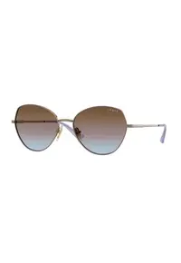 Ochelari de soare butterfly cu rama metalica - Bej