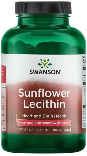 Sunflower Lecithin, 90 capsule, Swanson