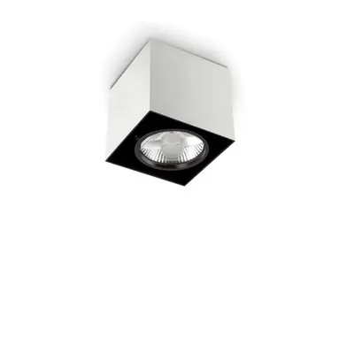 Corp de iluminat cu montaj pe tavan, plafoniera MOOD PL1 D09 SQUARE BIANCO