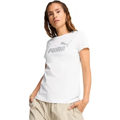 Tricou femei Puma Ess Metallic No 1 Logo Tee 63153602