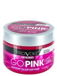 Provoke Masca de par coloranta pentru par blond 300 ml GO PINK