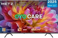 Televizor smart METZ - 50MUF7000Z, 50'', 4K Ultra HD, DirectLED, HDR10, Dolby Audio-Vision, Google TV, negru