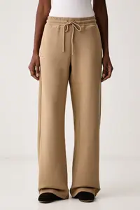 MM by Max Mara pantaloni de trening pentru femei cu bumbac MMLRIGA