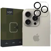 Folie de protectie Camera Spate HOFI CAM PRO+ pentru Apple iPhone 16 Pro Max / 16 Pro, Sticla Securizata, Neagra