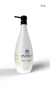 Balsam de Par Hidratant cu Aminoacizi si Vitamina E, EVOQUE Milk Therapy USA, 1000 ml - Profesional, Fara Sulfati si Parabeni