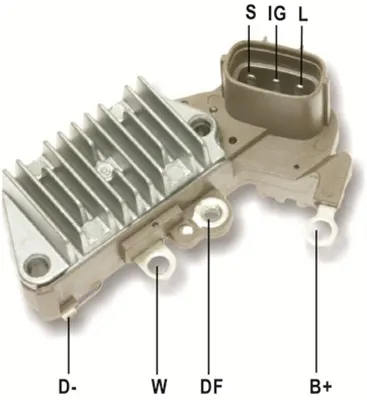 Regulator Alternator Potrivit Lexus Es; Toyota 4 Runner Ii, Camry, Carina E Vi, Celica, Corolla, Hiace Iv, Hilux V, Land Cruiser, Land Cruiser 80, Liteace, Mr2 Ii, Paseo 1.0-4.2d 10.82