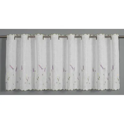 Perdea albă 135x45 cm Lavender – Sehlbach