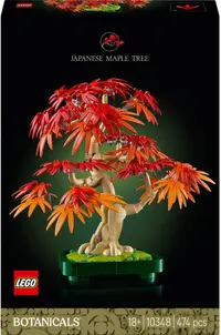 Constructor LEGO Botanicals - Bonsai Arțar Japonez Roșu (10348)