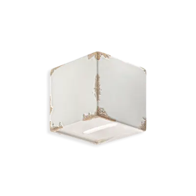 Applique G9 / Wall Lamp G9 Retro Vague Finish Vib - Vintage Bianco C1419