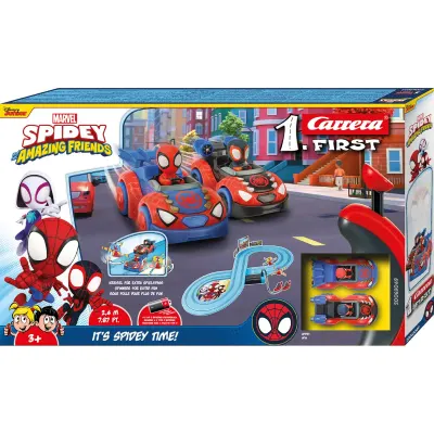 Set pista de curse cu 2 masinute, Carrera, Spidey Amazing Friends