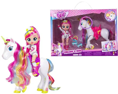 Set de joc IMC Toys BFF - Păpușă Dreamy cu unicorn magic Roma
