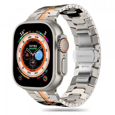 Curea Techsuit W063 pentru Huawei Watch / Xiaomi Watch Series, Portocalie
