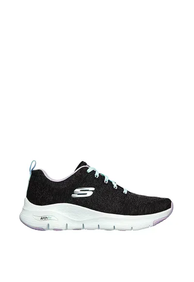 Pantofi sport Arch Fit - Infinite Adventure - Negru/Verde menta