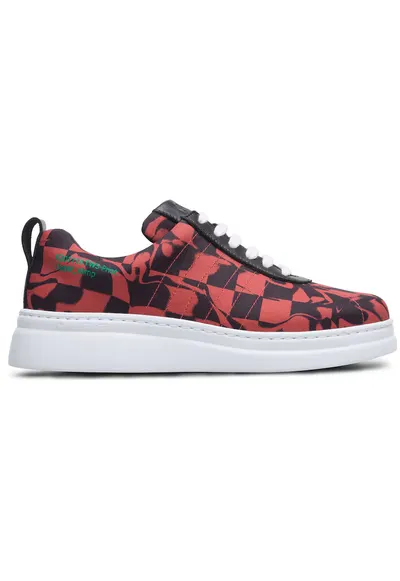 Pantofi sport din material textil Twins - Portocaliu