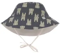 Pălărie de soare cu două fețe Lassig - Splash & Fun, Elephant, mărimea 50/51, 19-36 luni