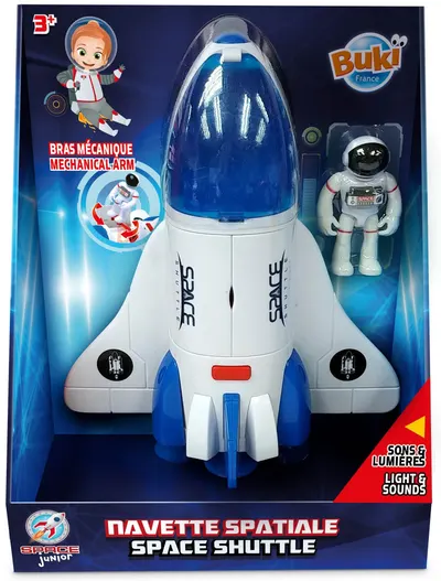 O jucărie pentru copi Buki Space Junior -Navă spațială, cu sunete și lumini