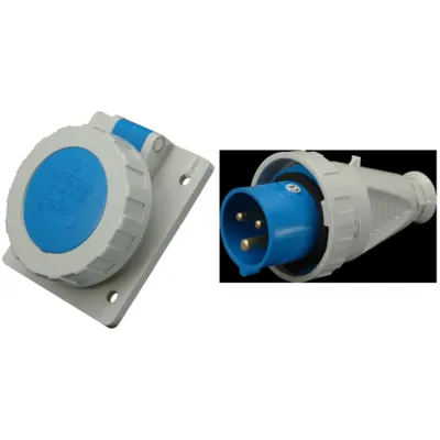 Solutie Completa Priza Incastrata si Fisa Industriala SEZ IP67 (16A, 230V) - Conexiuni Sigure in Medii Dure