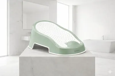 Suport pentru baie BabyJem Soft Touch Verde