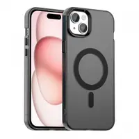 Husa MagSafe pentru Apple iPhone 15 Plus, Techsuit, CandyCase, Neagra