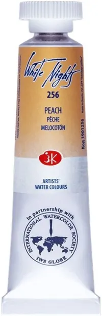 Vopsea de acuarelă Nevskaya Palitra Leningrad Nopți Albe - 256, Piersică, 10 ml