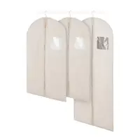 Huse de protecție pentru haine 3 buc. 137 cm Nancy – Compactor