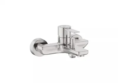 Baterie cada Roca Targa A5A025FSM0, aparenta, diverter, Otel satinat