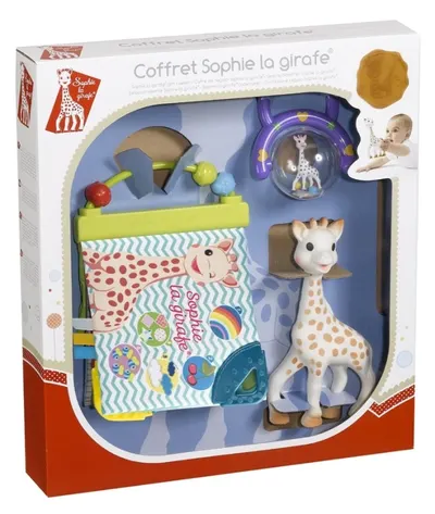 Set Sophie la Girafe - Set moale pentru nou-născut