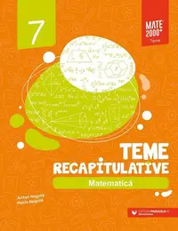 Matematică. Teme recapitulative. Clasa a VII-a - Paperback brosat - Anton Negrilă, Maria Negrilă