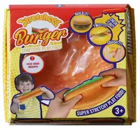 Jucarie elastica Stretcheez Burger, pui Buffalo