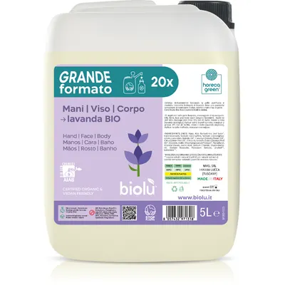 Sapun Lichid cu Lamaie si Lavanda Bio 5L