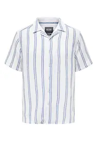 Camasa barbati Sons - 22025659 - Bumbac/Poliester reciclat - Alb - Alb