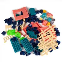 Blocuri de Constructie in Cutie - 76 Piese - Nurio