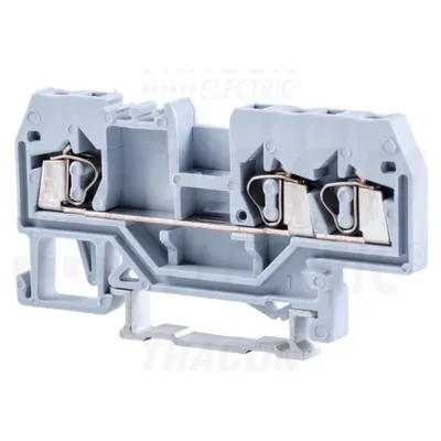 Clema sir industriala de faza,cu arc, pe sina, gri TSKC2,5/3 800V 24A 0.08-2.5 mm2 3P
