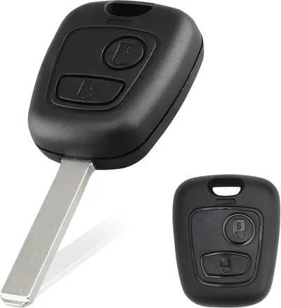 Carcasa Cheie Auto Techstar cu 2 Butoane Compatibila Toyota Aygo, Peugeot 107, Citroen C1