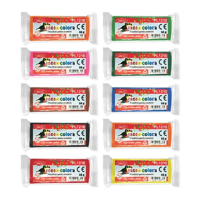 Plastilina 50g monocolora, Daco