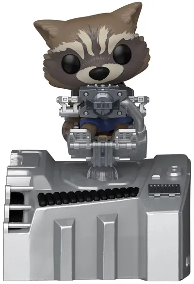 Figurină Funko POP! Deluxe: Avengers - Guardians' Ship: Rocket (Special Edition) #1025
