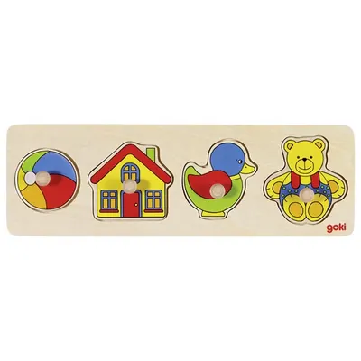 Puzzle din lemn - Toys, lift-out puzzle