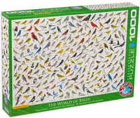 Puzzle Eurographics din 1000 de piese - Colaj cu pasari