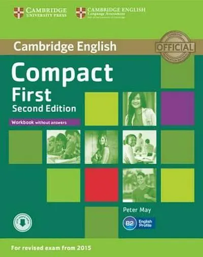 Compact First Workbook without answers with audio - Paperback brosat - Peter May