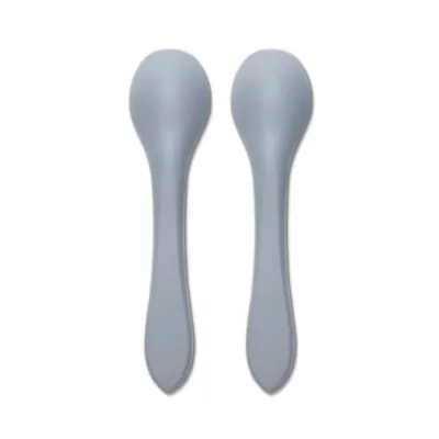 Set 2 lingurite din silicon natural Grey