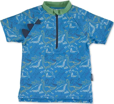 Tricou de înot pentru copii cu protecție UV 50+ Sterntaler - Cu dinozauri, 86/92 cm, 12-24 luni