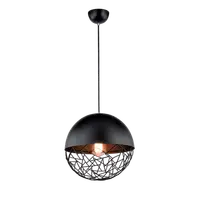 Lustra Union 1xe27 Neagra D300mm