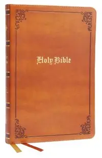 Kjv, Thinline Bible, Large Print, Vintage Series, Leathersoft, Tan, Red Letter, Comfort Print: Holy Bible, King James Version