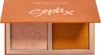 Makeup Revolution Soph X Paletă de iluminator Honey Glaze, 2 culori