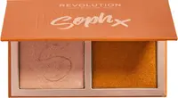 Makeup Revolution Soph X Paletă de iluminator Honey Glaze, 2 culori